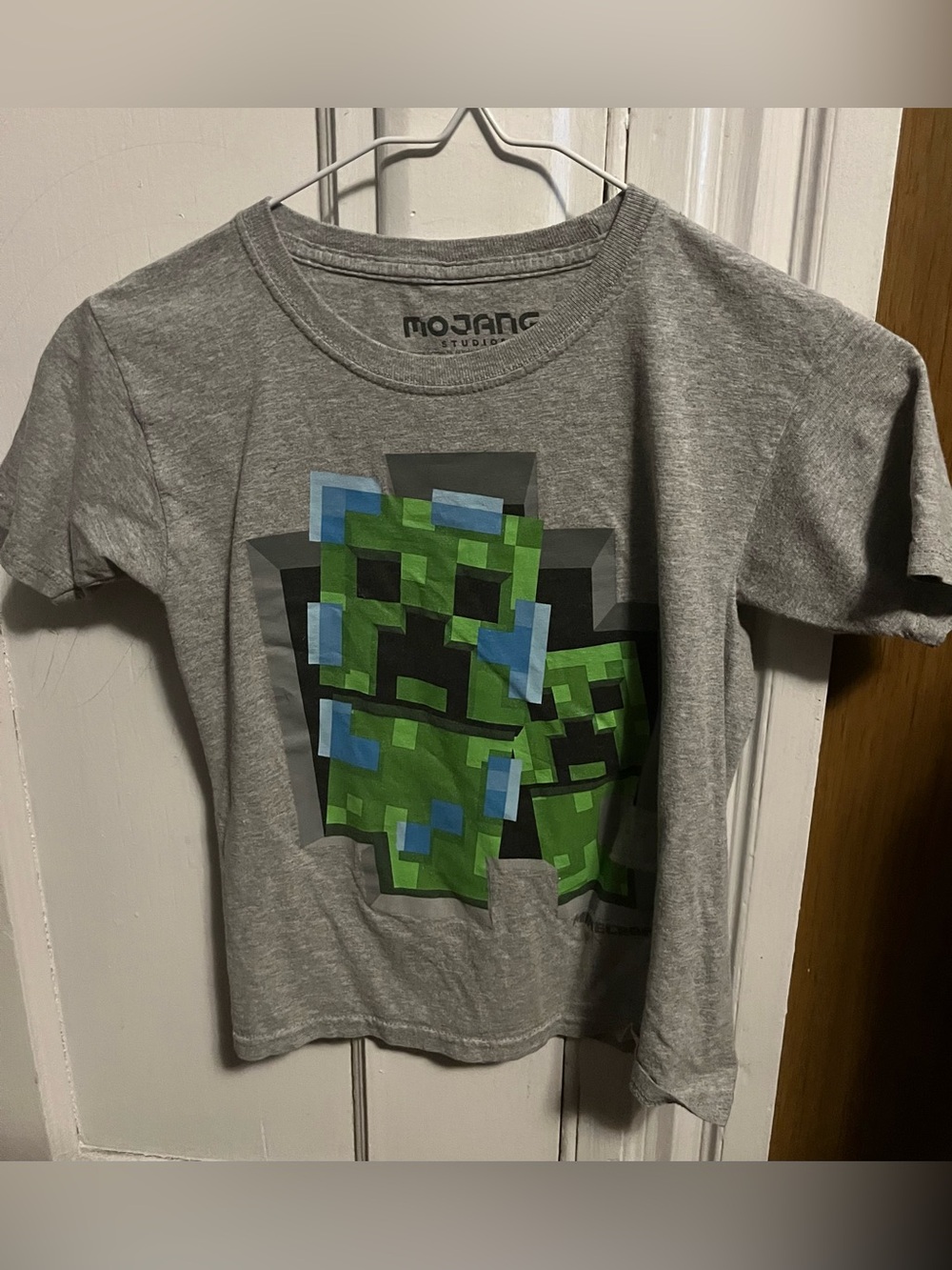 🔥5/$15🔥Used Kids' Minecraft Graphic Short Sleeve Tee